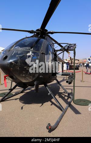 Aqaba, Jordan : MD-530 little bird helicopter for Jordanian Army Stock Photo