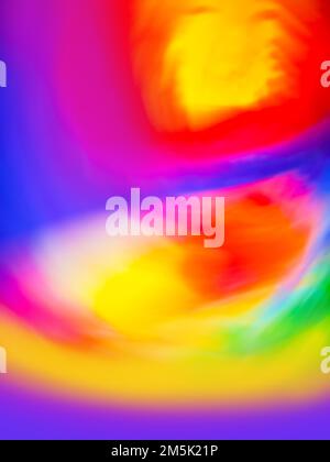 Trendy holographic abstract vibrant blurred bokeh gradient template. Rainbow dreamlike color Stock Photo