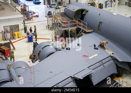 A KC-135 from the 22nd Air Refueling Wing, McConnell Air Force Base ...