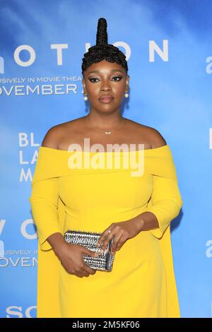 Devotion Los Angeles Premiere at Village Theater on November 15, 2022 in Westwood, CA Featuring: Christina Jackson Where: Westwood, California, United States When: 16 Nov 2022 Credit: Nicky Nelson/WENN Stock Photo