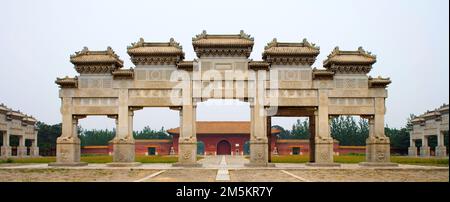 Western Imperial Tombs of the Qing Dynasty Stock Photo