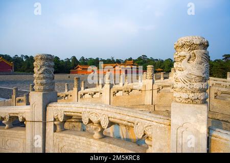 Western Imperial Tombs of the Qing Dynasty Stock Photo