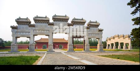 Western Imperial Tombs of the Qing Dynasty Stock Photo