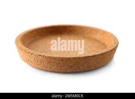 Cork plate isolated on white background Stock Photo