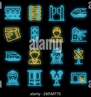 Electric cargo train - outline vector stock illustration Stock Vector ...