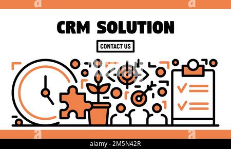 Solution thin line round banner - Vector Neural Network and AI ...