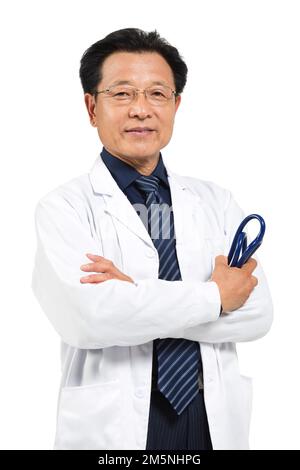 Shed older male doctor Stock Photo - Alamy