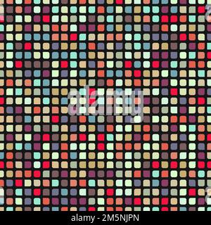 Color checkered squares background generative pattern illustration Stock Vector