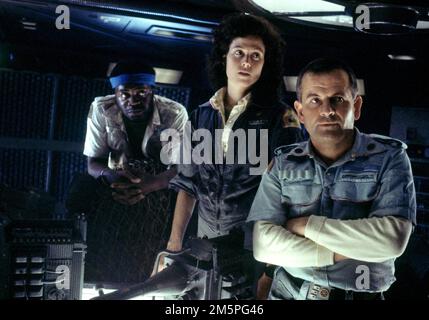 Alien  Yaphet Kotto, Sigourney Weaver, Ian Holm Stock Photo