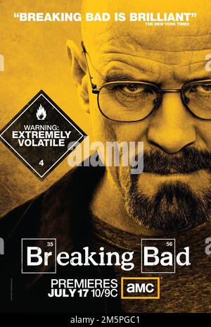 Breaking Bad  Bryan Cranston poster Stock Photo
