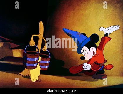 Fantasia  Mickey Mouse Stock Photo