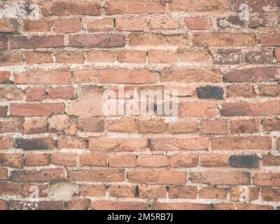 Red bricks wall pattern. Brick wall background texture. Stock Photo