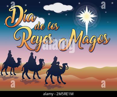Three Kings Day Stock Vector