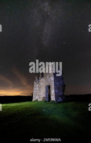 Dark skies above the north york moors Stock Photo