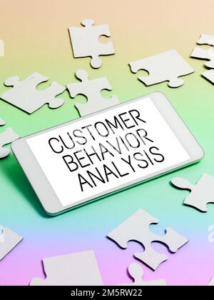 Text showing inspiration Customer Behavior Tracking, Business concept ...