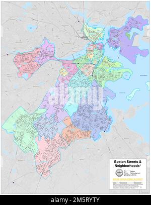 Zoning districts - city of Boston - map 1 - Boston proper. Shows ...