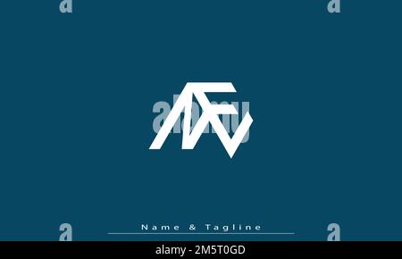 Alphabet letters Initials Monogram logo NE , EN Stock Vector