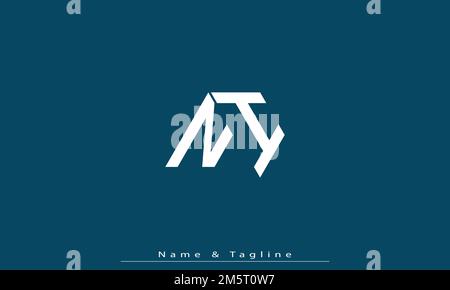 Alphabet letters Initials Monogram logo NI , IN Stock Vector