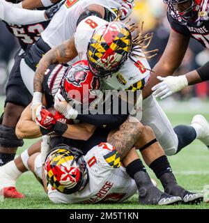 Charlotte, NC, USA. 30th Dec, 2022. during the second half of the 2022 Duke's Mayo Bowl at Bank of America Stadium in Charlotte, NC. (Scott Kinser/CSM). Credit: csm/Alamy Live News Stock Photo