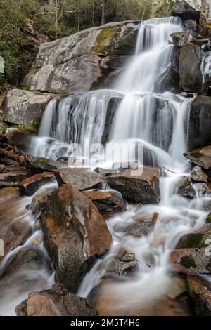 Laurel Falls in the Smoky Mountains NP Stock Photo - Alamy