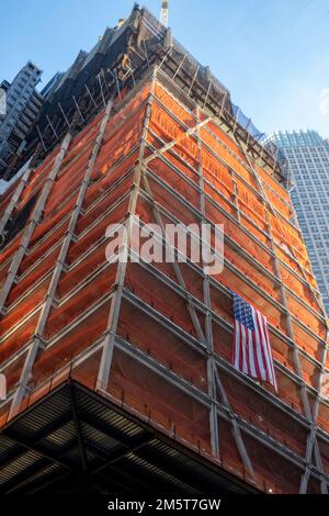 Construction Site at 270 Park Avenue, Entire Block supertall, NYC, USA