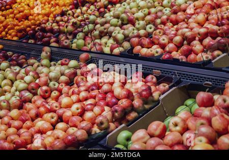 Full frame shot of fruits for sale at market stall Stock Photo