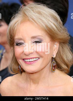 December 30, 2029: BARBARA WALTERS, the pioneering TV journalist whose interviewing skills made her one of the most prominent figures in broadcasting, has died, her spokesperson confirmed to CNN. She was 93. FILE PHOTO SHOT ON:  April 29, 2006, Hollywood, California, USA: Barbara Walters attends the 33rd Annual Daytime Emmy Awards - Arrivals held at the Kodak Theatre. (Credit Image: © Zach Lipp/AdMedia via ZUMA Wire) Stock Photo