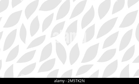 Light gray seamless leaf patterned background vector Stock Vector