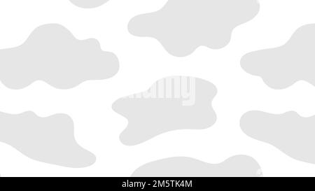 Light gray seamless cloud patterned background vector Stock Vector