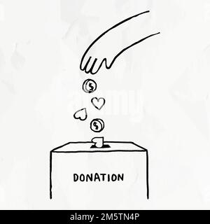 Donate now to support your community during COVID-19 outbreak vector Stock Vector