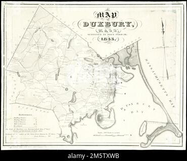 Map of the town of Hanson, Plymouth County, Mass - Norman B