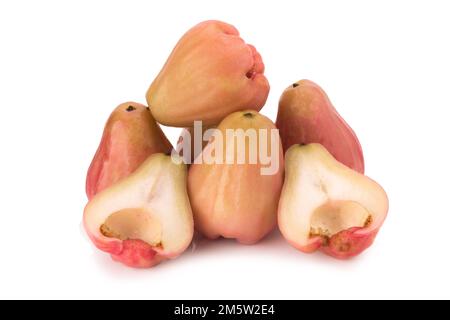 Rose apples  isolated on white background. Stock Photo