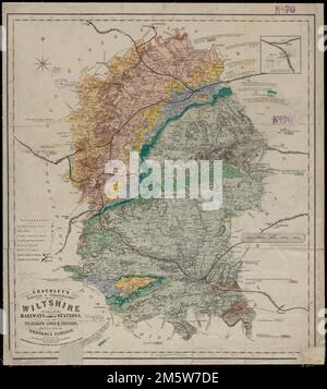 Map showing the telegraph lines in operation, under contract, and ...