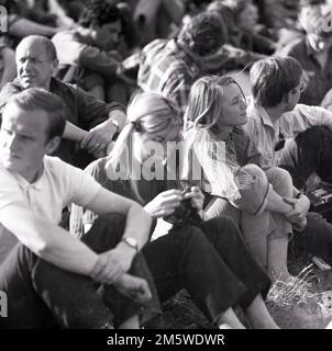 3rd Festival of Chanson and Folklore on 26. 5. 1966 at Waldeck Castle, Meeting Points of the Alternatives, Germany Stock Photo