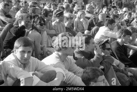 3rd Festival of Chanson and Folklore on 26. 5. 1966 at Waldeck Castle, Meeting Points of the Alternatives, Germany Stock Photo