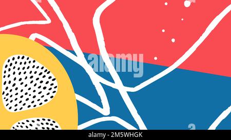 Tropical summer lemon fruit abstract background design resource Stock Vector