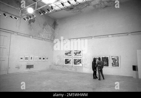Germany, Berlin, 13. 01. 1991, Galerie am Pariser Platz, former Academy of Arts of the GDR, exhibition Stock Photo