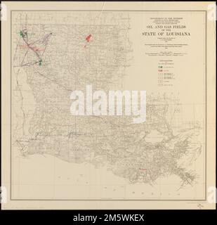 Oil and gas fields of the state of Louisiana , Oil fields, Louisiana ...