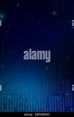 Stream of binary code design vector Stock Vector