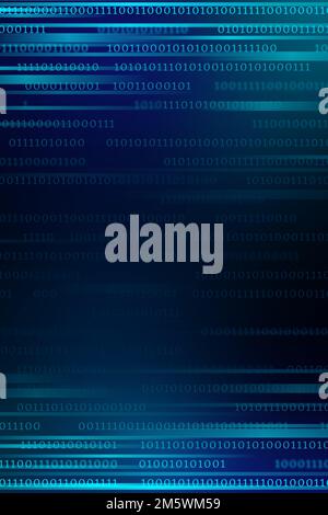 Stream of binary code design vector Stock Vector