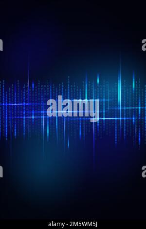 Stream of binary code design vector Stock Vector