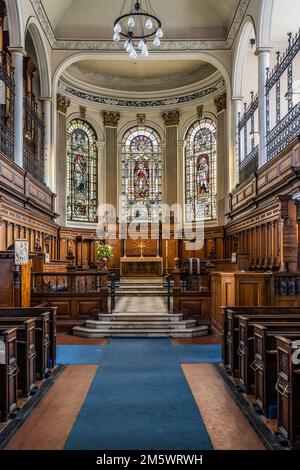 st annes church interior Stock Photo