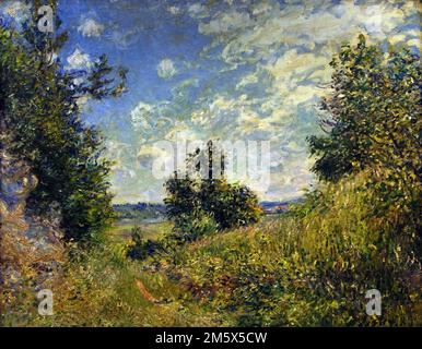 Paysage d'été - summer landscape Alfred Sisley 1839 - 1899 British / French Impressionist France Stock Photo