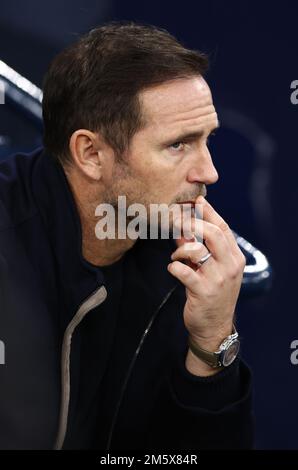 Manchester, UK. 31st Dec, 2022. Frank Lampard manager of Everton during the Premier League match at the Etihad Stadium, Manchester. Credit: Sportimage/Alamy Live News Stock Photo