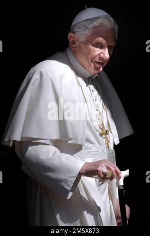 Vatican City State, Vatikanstadt. 28th Dec, 2022. Pope Benedict XVI/dpa/Alamy Live News Stock Photo