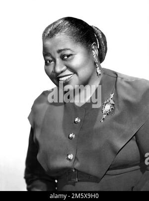 Hattie McDaniel. Portrait of the American actress and singer, Hattie McDaniel (1893-1952), studio publicity shot, 1939 Stock Photo