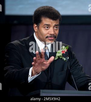 Neil deGrasse Tyson. Photo of the American astrophysicist and author, Neil deGrasse Tyson (b. 1958) , 2009. Stock Photo