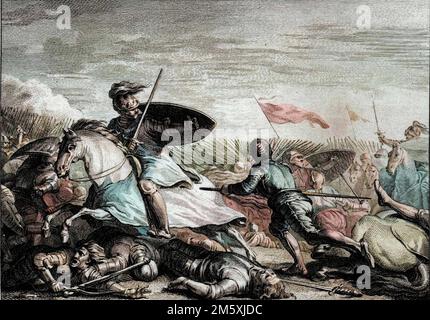 Bataille de fontenoy Stock Photo - Alamy