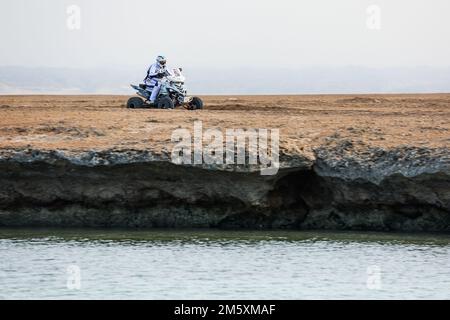 Yanbu, Saudi Arabia. 31st Dec, 2022. 156 TUMA Zdenek (cze), Barth Racing Team, Yamaha, Quad, action during the Prologue of the Dakar 2023, on December 31, 2022 near Yanbu, Saudi Arabia - Photo: Florent Gooden/DPPI/LiveMedia Stock Photo