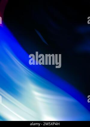 Technology light stripes moving blurred background with copy space. Abstract digital technology lines blurry background. Stock Photo